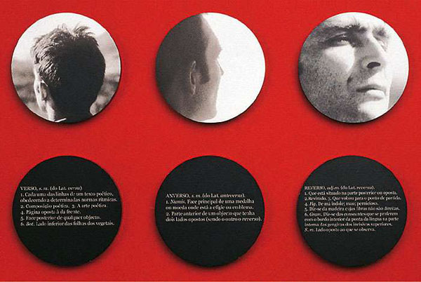 Verse, Obverse, Reverse, acrylic and vinyl, constructed, 80 mm, 2002 (ed., 5 units)

