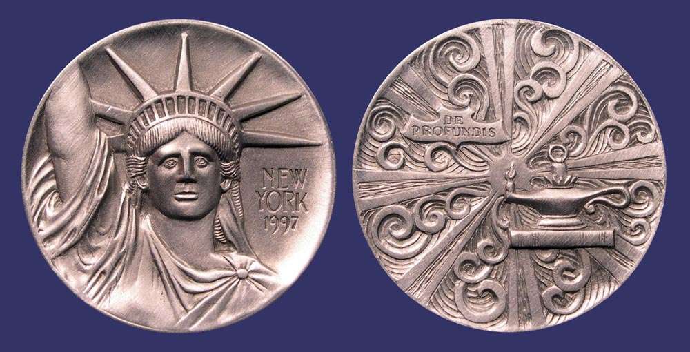 106th American Numismatic Convention, New York, 1997
Pewter
