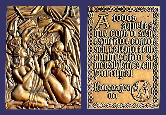 Homage to Medallic Artists
Keywords: Cabral Antunes medallic art medalist
