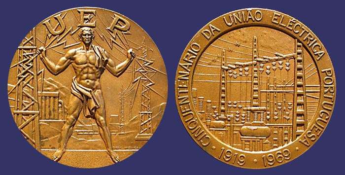 UEP Electricity, 1969
Keywords: Cabral Antunes electricity gay_medal nude male