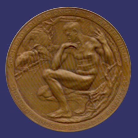 Educational Society, "La Fraternidad", 1927
[b]From the collection of Mark Kaiser[/b]
Keywords: Ernesto Soto Avendao nude male gay_medal
