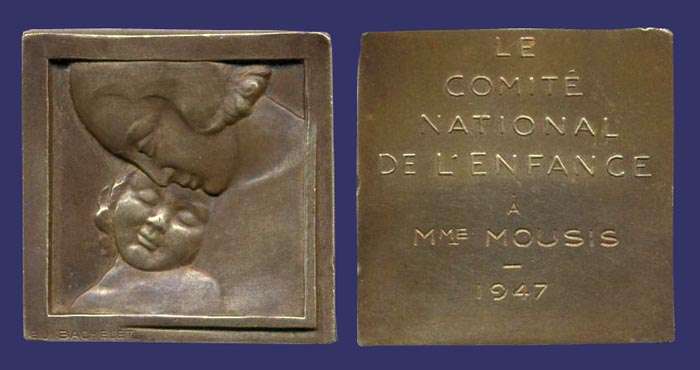 Le Comit National de l'Enfance, 1947
Keywords: Bachelet mother child