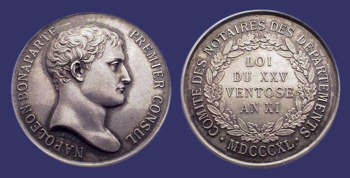 Napoleon, 1840
Keywords: Albert Dsir Barre napoleon_medal