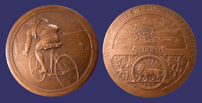 Peugeot Cycling Medal

