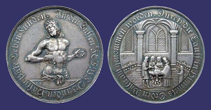 Breslau Baptismal Medal, ca. 1685

