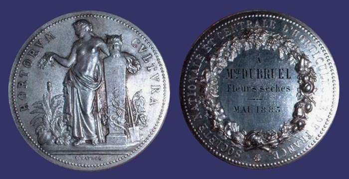 Hortorum Cultura, Horticultural Award Medal, 1883
[b]From the collection of Mark Kaiser[/b]
