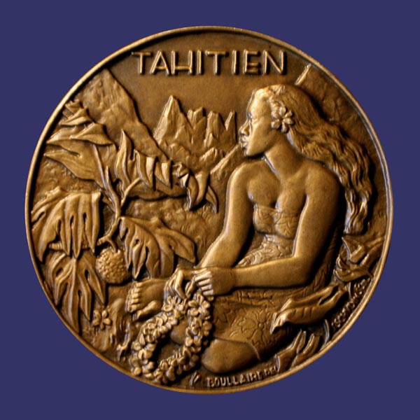Boullaire, Jacques and Raymond Tschudin, Tahitien - Compagnie de Messageries Maritimes, 1953, Obverse
Keywords: birks_nude_female