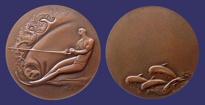 Water Skiing Medal, 1976
