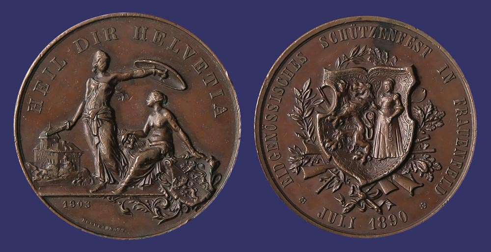 Frauenfeld Shooting Medal, 1890
