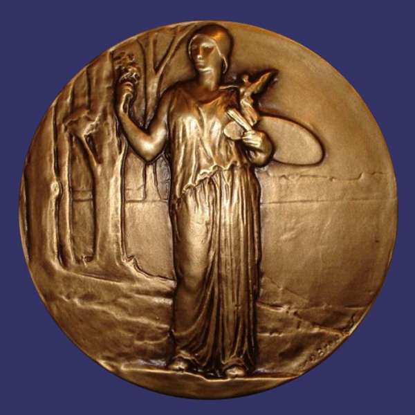 Painting Award Medal
1989 Restrike, Medallic Art Company
