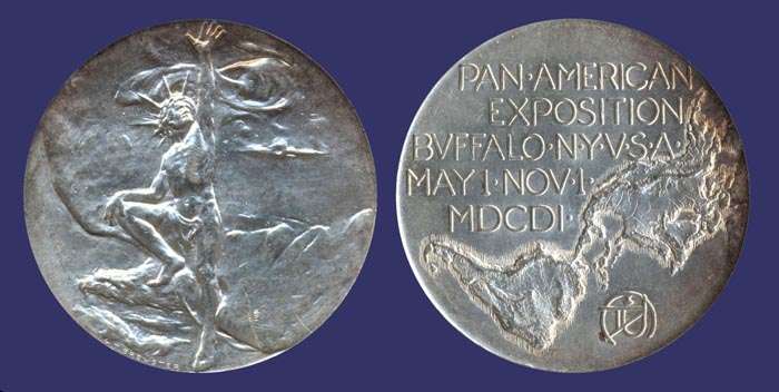 Pan American Exposition, Buffalo, New York, Commemorative Medal, 1901
