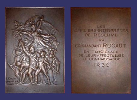 La Marseillaise, Award Plaquette, 1936
[b]From the collection of Mark Kaiser[/b]

D'aprs Rude
