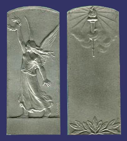 Winged Victory, Award Plaquette
[b]From the collection of Mark Kaiser[/b]

Undated
