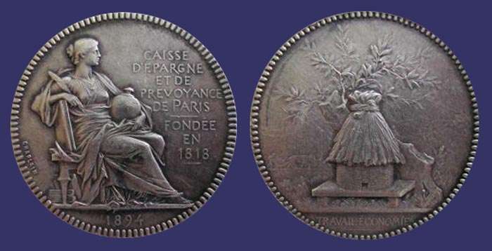 Caisse d'Epargne et de Prvoyance de Paris (Savings Bank of Paris), 1894
Keywords: Jules Clement Chaplain