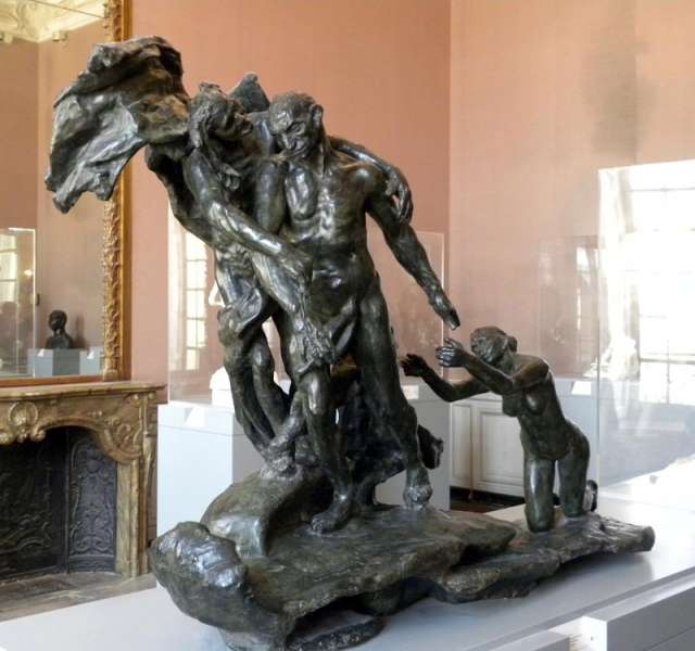 "The Age of Maturity" or "Destiny" or "The Path of Life" or "Fatality", 1899, Rodin Museum, Paris
[b]Photo by John Birks, May 2011[/b]

Bronze, Cast by Frdric Carvilhani
Height:  121 cm
Width:  181.2 cm
Depth:  73 cm
