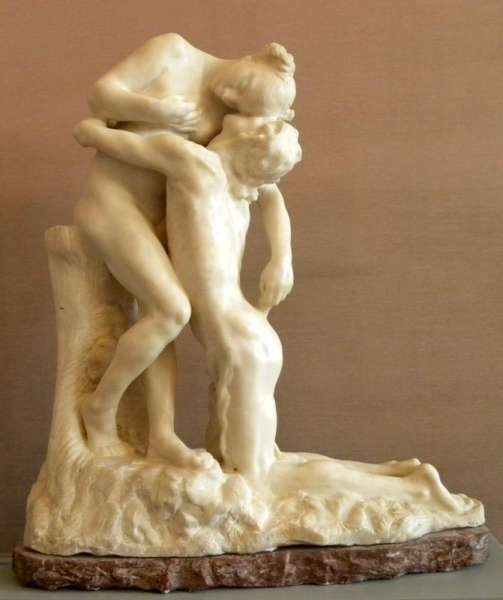 Vertumnus and Pomona, 1905, Rodin Museum, Paris
[b]Photo by John Birks, May 2011[/b]

White marble on red marble base
Height:  91 cm
Width:  80.6 cm
Depth:  41.8 cm

Sculpture was in the collection of Auguste Rodin.
