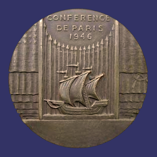 Conference de Paris, 1946, Reverse
From the collection of Mark Kaiser
