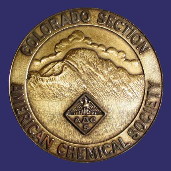 American Chemical Society, Colorado Section Award, Awarded to John Birks in 1990
Annual prize of the Colorado Section of the American Chemical Society

Inscription on reverse reads:

1990

JOHN WILLIAM BIRKS
