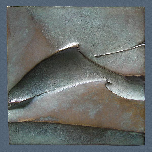 JOSEPH CONRAD, cast bronze, 100x100 mm, 1994, Reverse
Keywords: contemporary