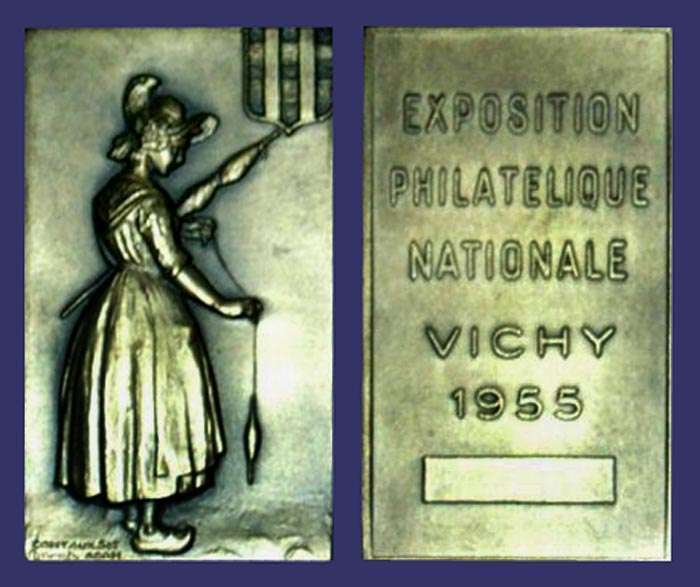 National Philatelic Exposiition, Vichy, 1955
[b]From the collection of Mark Kaiser[/b]
