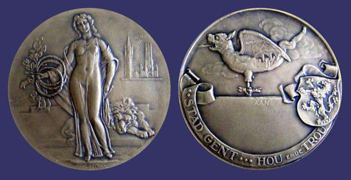 Award Medal, City of Gent, Belgium
