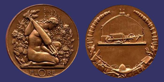 Flore, Gardening Medal
[b]From the collection of Mark Kaiser[/b]
Keywords: nude female art_deco_page