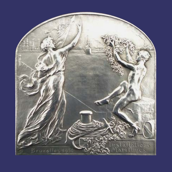 Brussels Installations Maritimes, 1914, Obverse
From the collection of Mark Kaiser
Keywords: gay