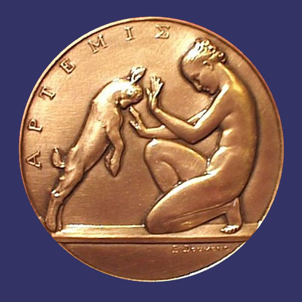 Artemis
[b]From the collection of Mark Kaiser[/b]
Keywords: nude female art_deco_medal