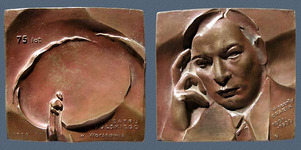 WINCENTY DRABIK, cast bronze, 100x106 mm, 1988
Keywords: contemporary