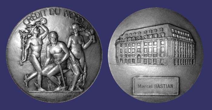 Crdit du Nord, Banking Medal, 1951
Keywords: gay