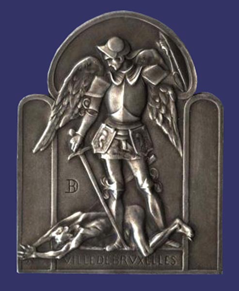 Archangel Michael and the Devil
