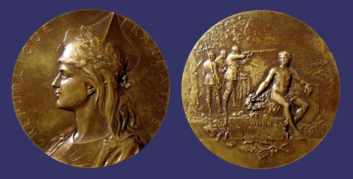 Dubois, Henri, Marianne, Shooting Medal, Awarded 1913, $55
[b]$55, Contact: [email]jwbirks@hotmail.com[/email][/b]

[b]Photo by John Birks[/b]

49.8 mm, 60 g
Keywords: 4_sale