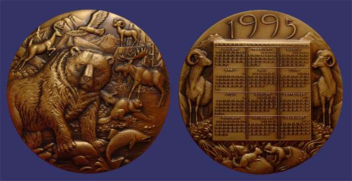 1995, Medallic Art Company, Don Everhart
[b]Photo by John Birks[/b]
