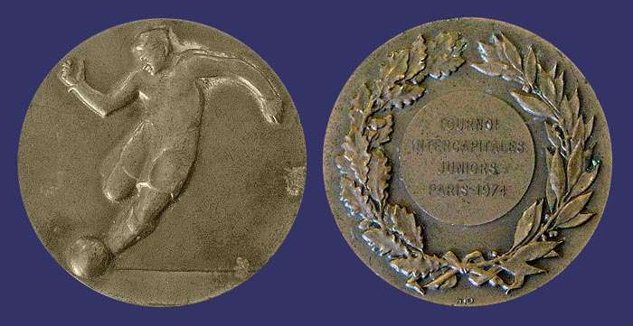 Soccer Medal
Reverse by Henri Dubois
