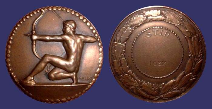 Archer, Award Medal, 1937
[b]From the collection of Mark Kaiser[/b]
Keywords: john_wanted