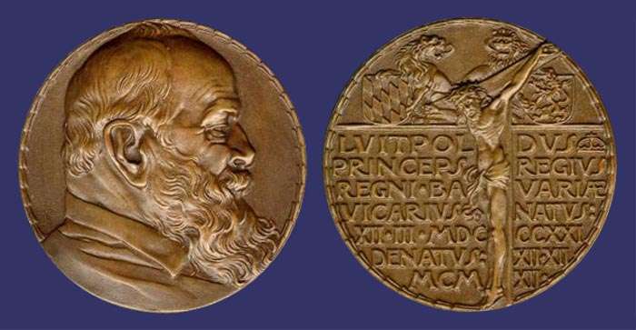 K018, Prince Luitpold of Bavaria (1821-1912) Death Medal, 1912
Keywords: Karl_Goetz