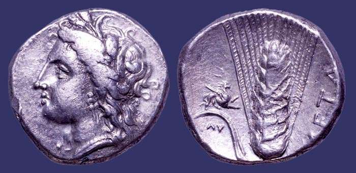 Greece, Lucania, Metapontum, 330-280 BC
