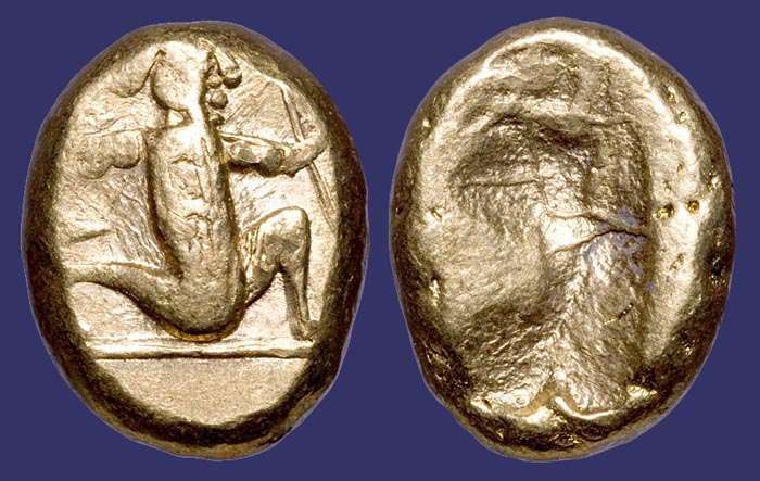 Greece, Persia, Sardis, Gold Daric, 455-420 BC

