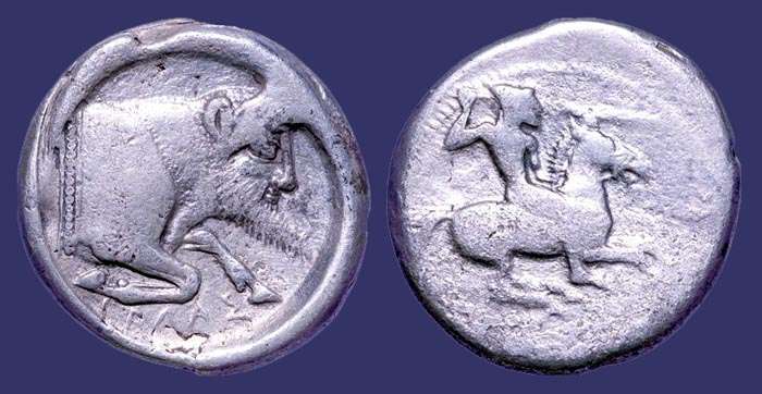 Greece, Sicily, Gela, Silver, 440-430 BC
