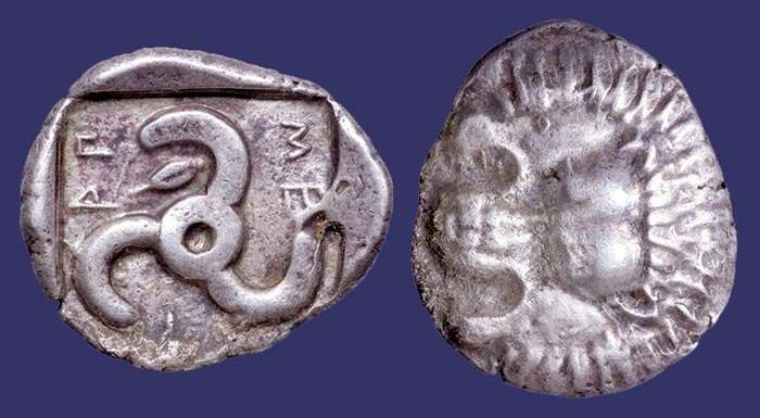 Greece, Mithradata, Silver Stater, ca. 380 BC
