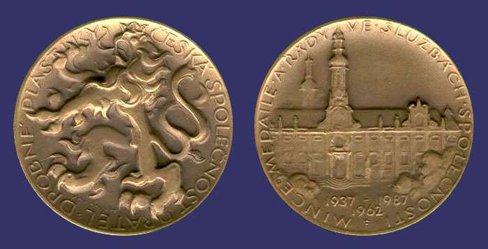 Czechoslovak Numismatic Medal, 1987
From the collection of Mark Kaiser
Keywords: contemporary