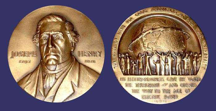 Joseph Henry, Hall of Fame of Great Americans at New York University, 1972

