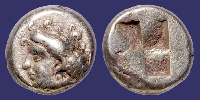 Ionia, Phokaia, Gold Electrum Hekte, 480-440 BC
