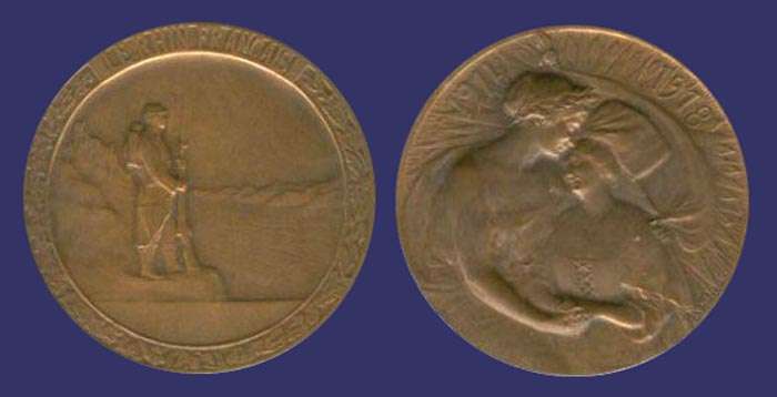 Le Rhin Franais. WWI Commemorative Medal, 1918
[b]From the collection of Mark Kaiser[/b]
