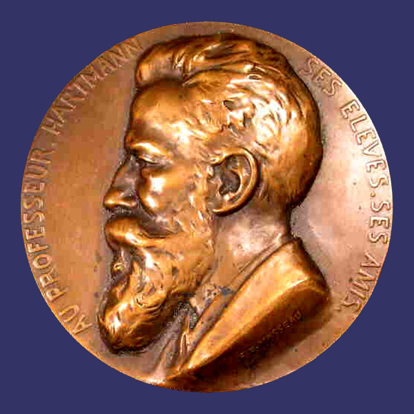 Professor (Doctor) Hartmann Retirement from Hpital Bichat, 1909, Obverse
From the collection of Mark Kaiser
