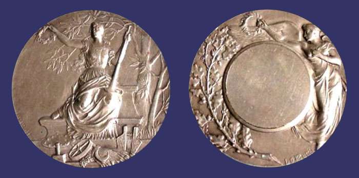 'Trumpeter' Crafts Award Medal
From the collection of Mark Kaiser
Keywords: art nouveau