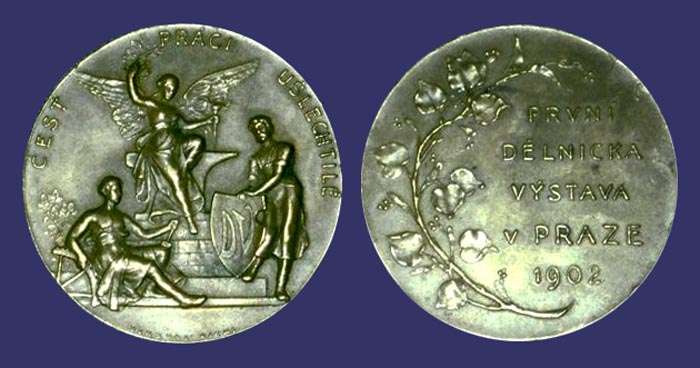 Česť Prci Ulechtil, Award Medal, 1902
[b]From the collection of Mark Kaiser[/b]
