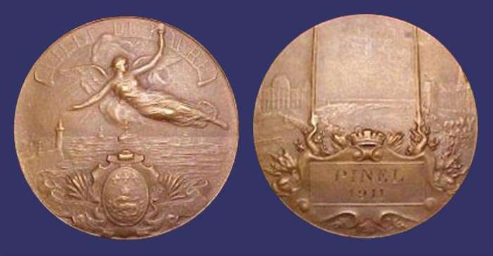 Le Havre Dolphin Medal, 1911
[b]From the collection of Mark Kaiser[/b]
