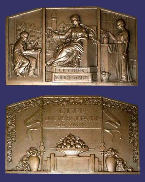 University of Paris Plaque
[b]From the collection of Mark Kaiser[/b]
