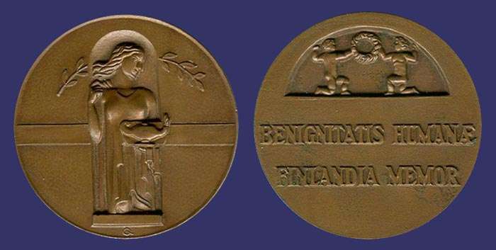 Finlandia, WWII Aid Gratitude Award Medal
[b]From the collection of Mark Kaiser[/b]

Undated
